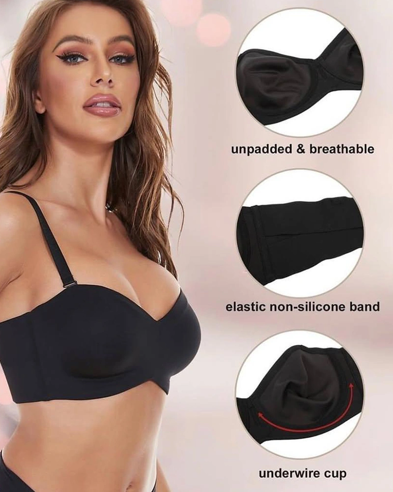 Strapless Bra Black